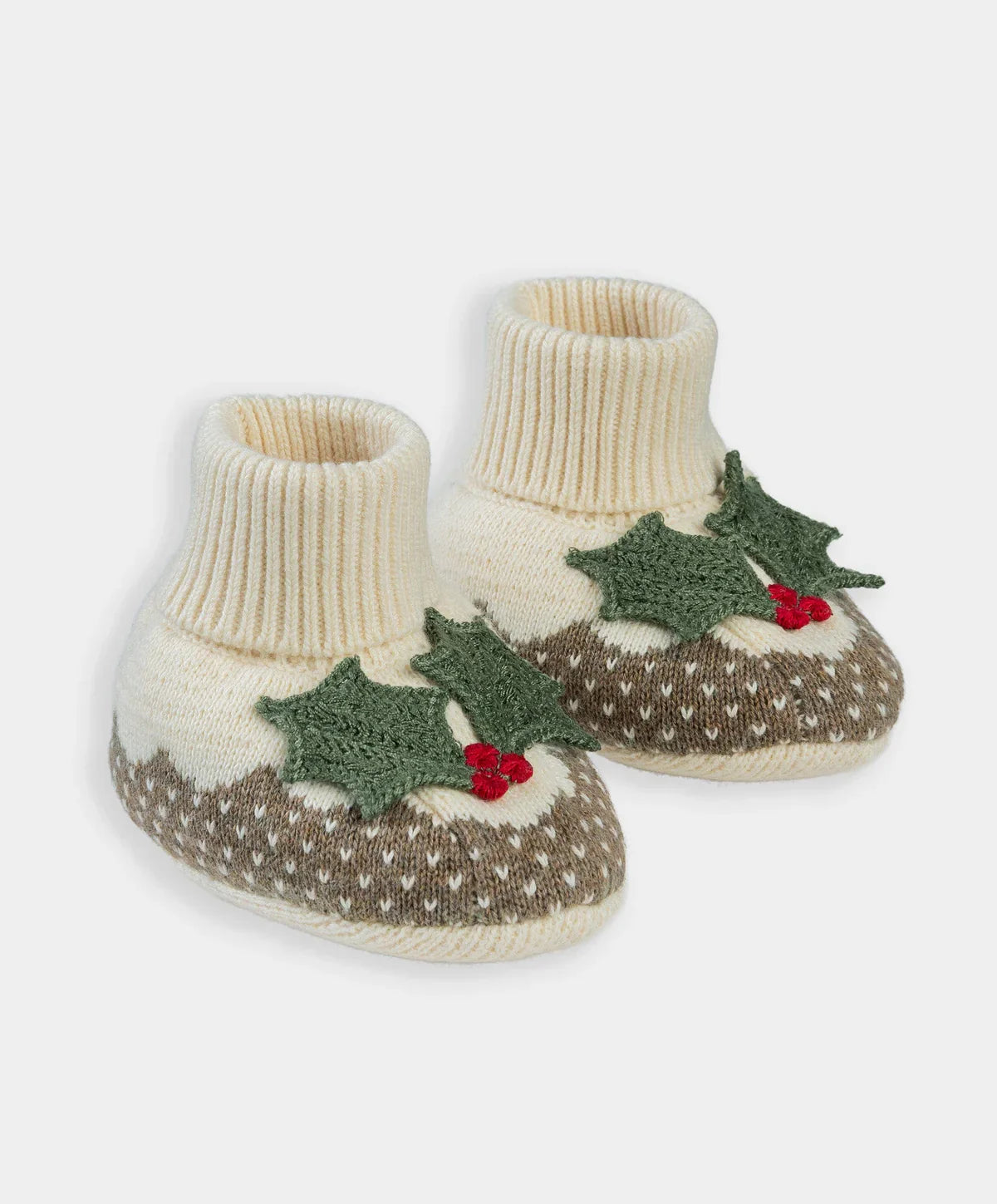 Christmas Pudding Booties