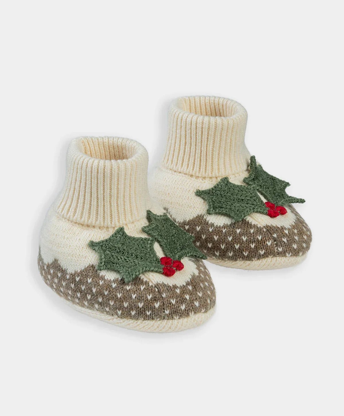 Christmas Pudding Booties | Booties | Mamas & Papas for Mamas & Papas LB - Accessories