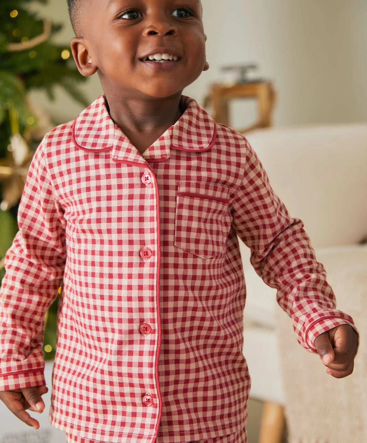 Jersey Check Pyjamas | Pyjama | Mamas & Papas for Mamas & Papas LB - christmas