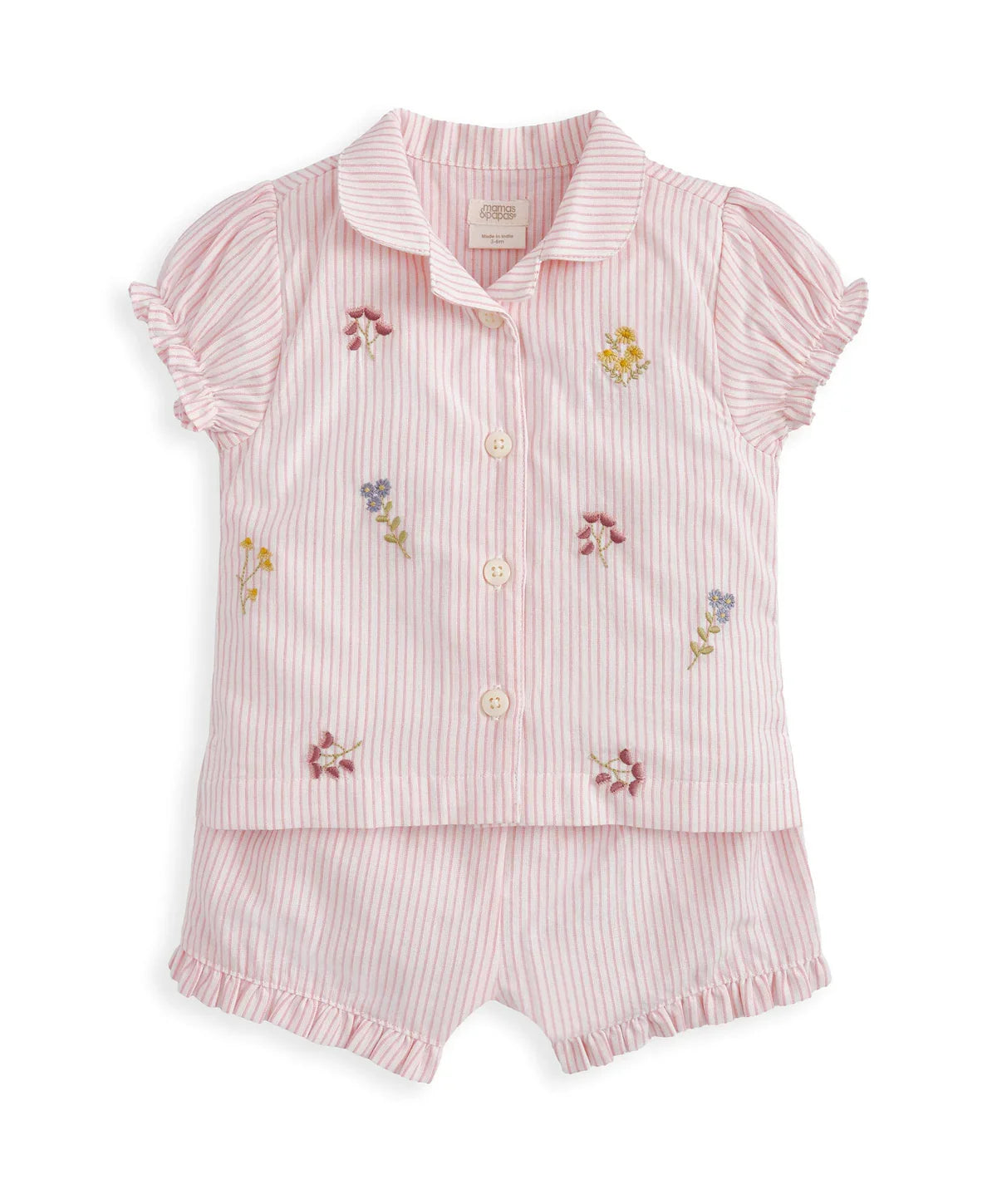 Embroidered Woven Pyjamas
