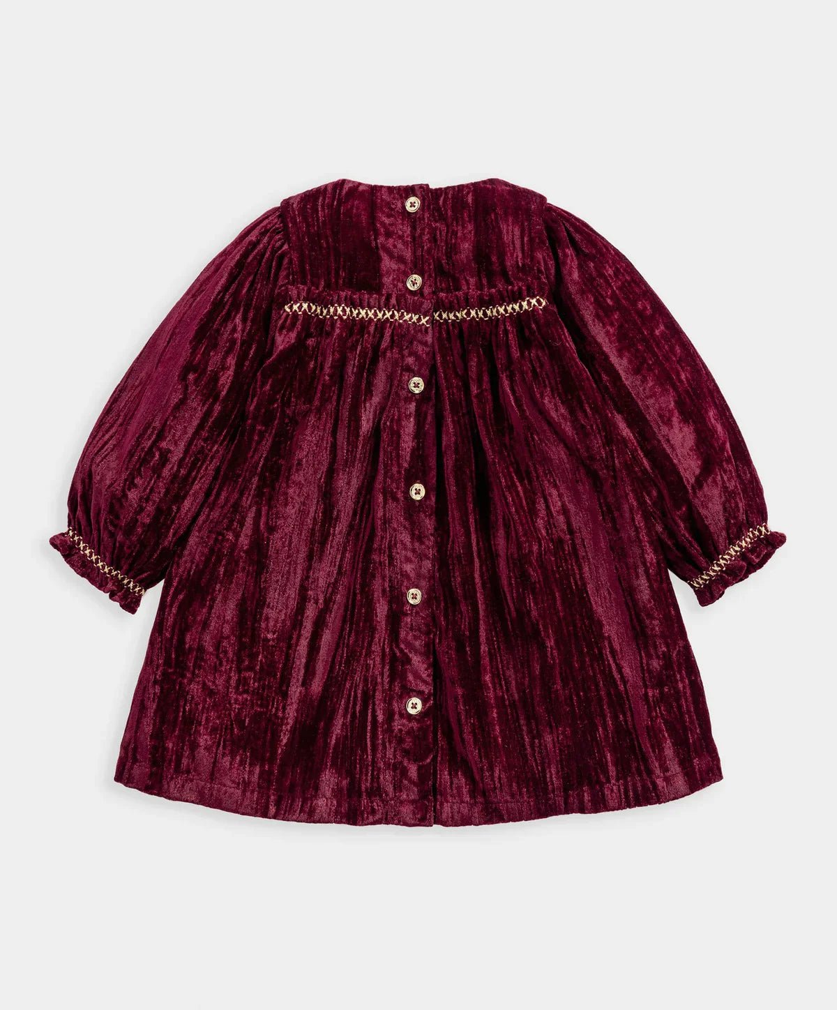 Burgundy Velvet Dress | Dress | Mamas & Papas for Mamas & Papas LB - christmas