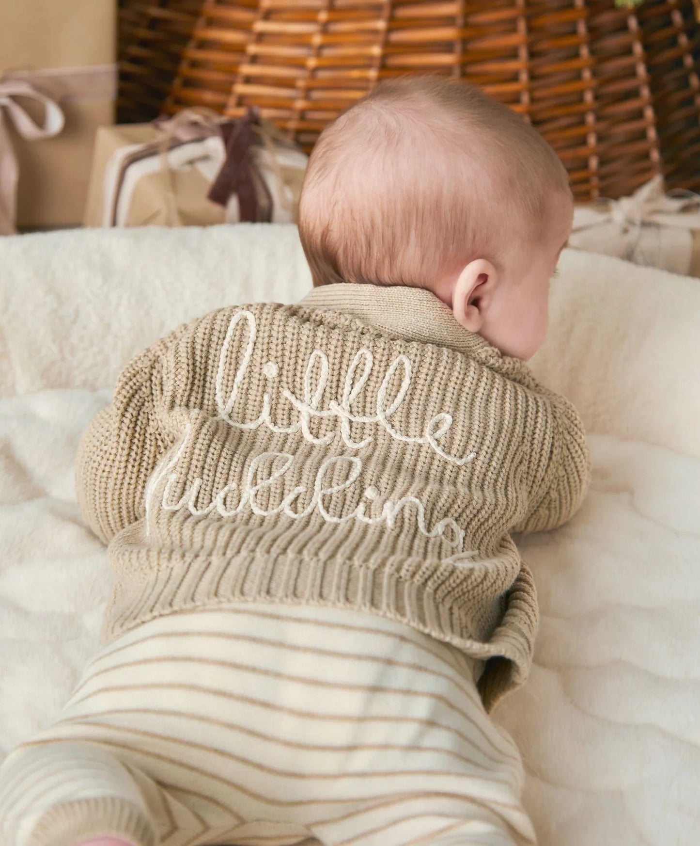 Christmas Little Pudding Knitted Outfit Set