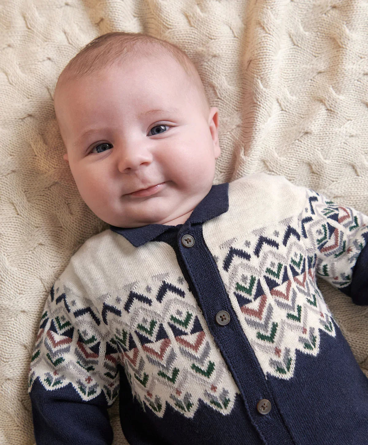 Fairisle Knitted Romper