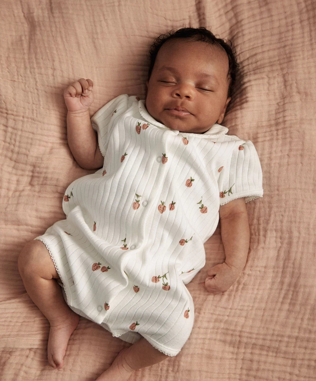 Strawberry Shortie Romper