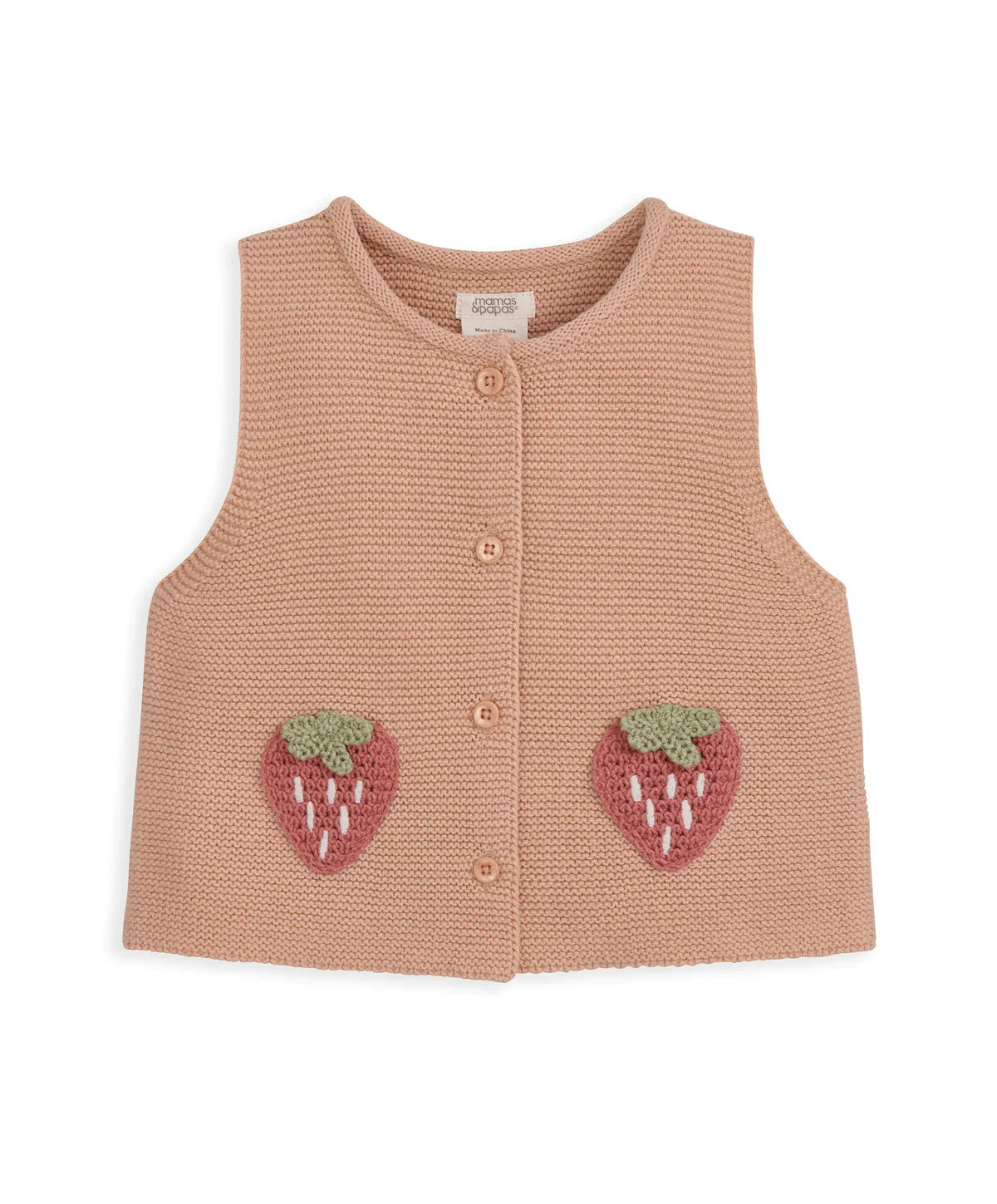 Knitted Waistcoat and Denim Trousers