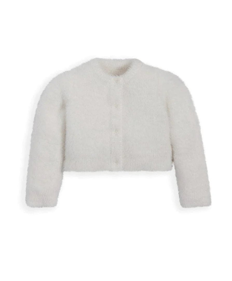 White Fluffy Cardigan | Cardigan | Mamas & Papas for Mamas & Papas LB - christmas