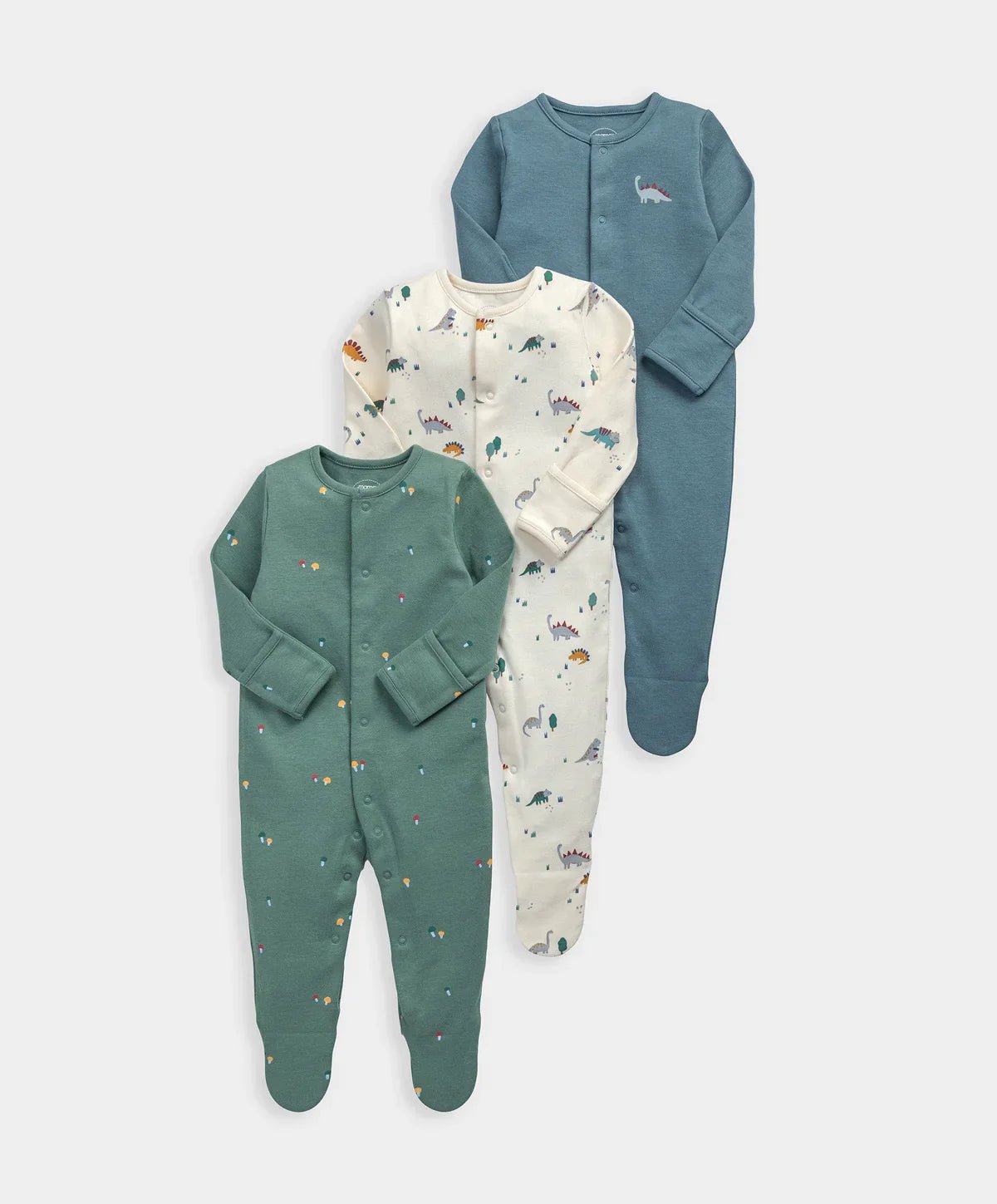 Dinosaurs Sleepsuits (Pack of 3) | Sleepsuit | Mamas & Papas for Mamas & Papas LB - christmas