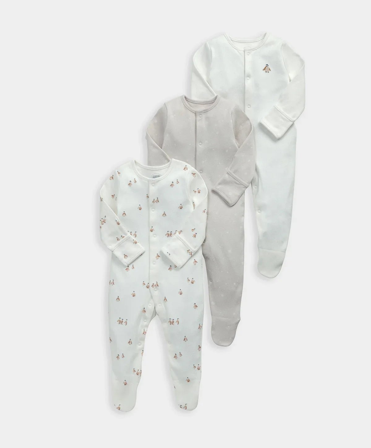 Penguin Sleepsuits (Pack of 3) | Sleepsuit | Mamas & Papas for Mamas & Papas LB - christmas