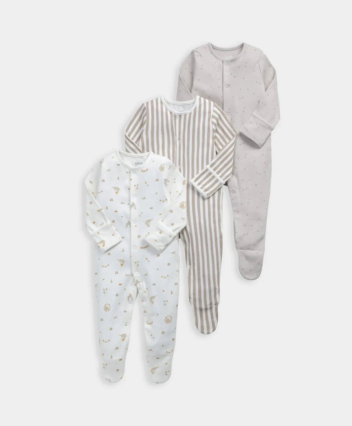 Circus Sleepsuits (Pack of 3) | Sleepsuit | Mamas & Papas for Mamas & Papas LB - christmas