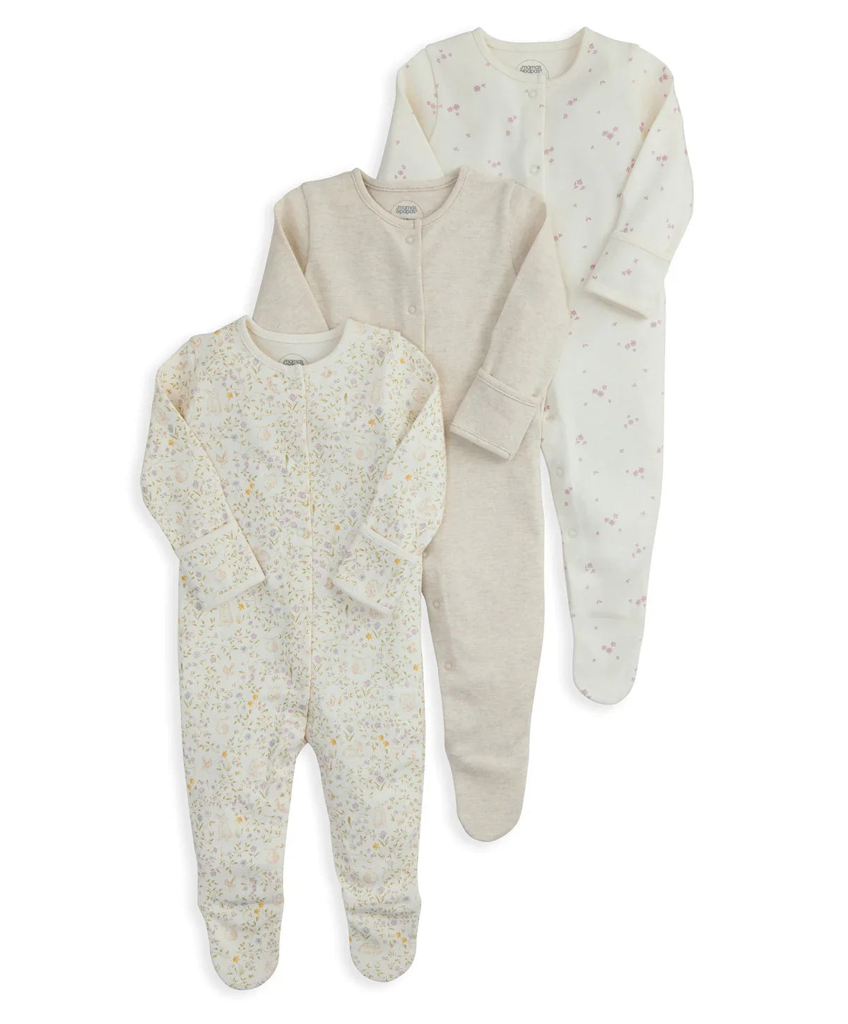 Bunny Sleepsuits (Pack of 3)