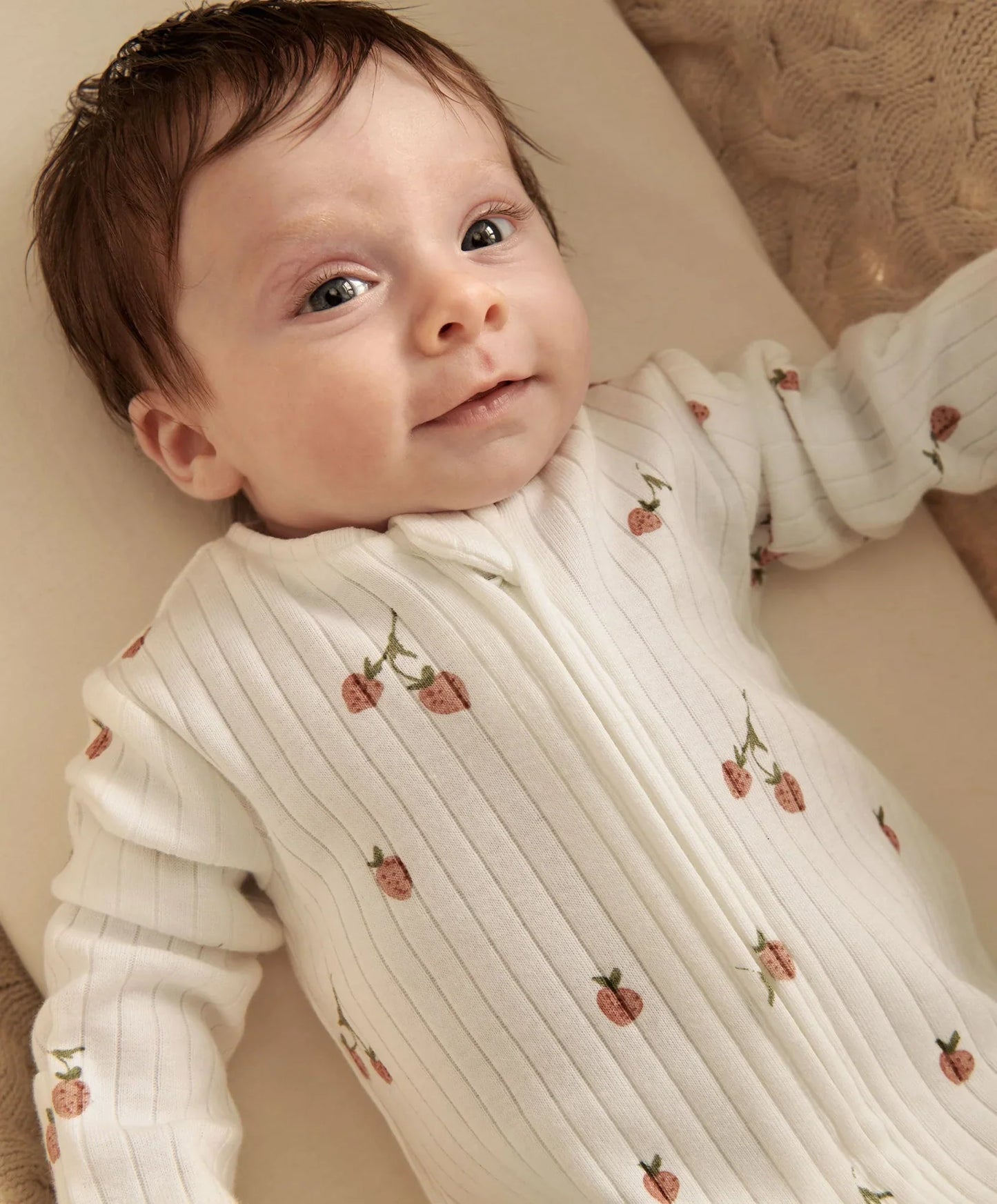 Strawberry Zip Sleepsuit