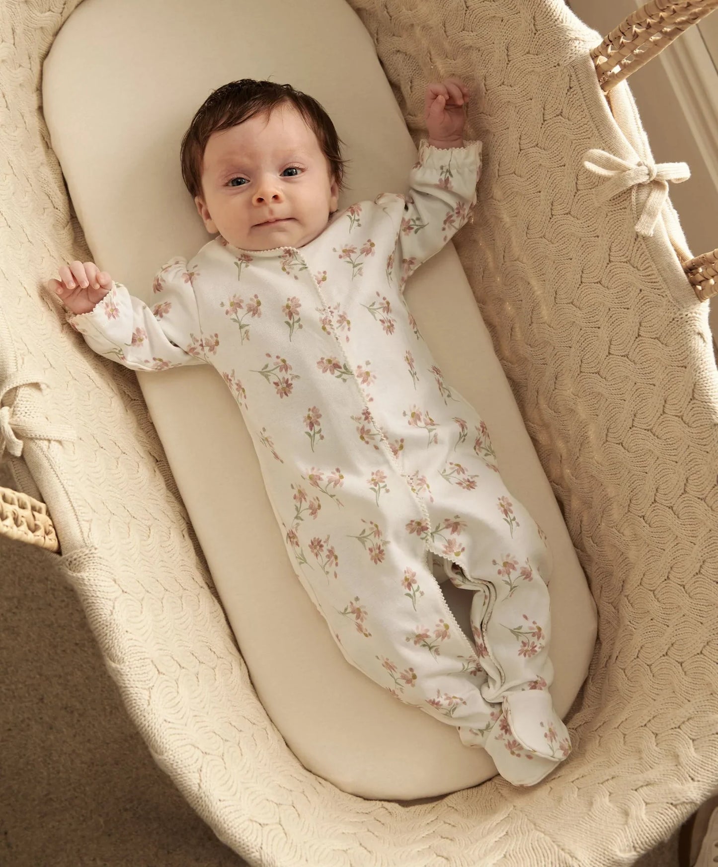 Watercolour Daisy Sleepsuit