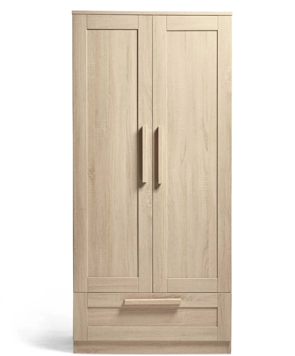 Atlas Wardrobe - Light Oak Default Title | Nursery Furniture | Mamas & Papas for Mamas & Papas LB - Furniture & Nursery