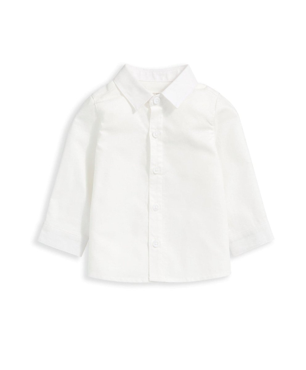 Baby Boys Shirt - White | Shirt | Mamas & Papas for Mamas & Papas LB - 6hr