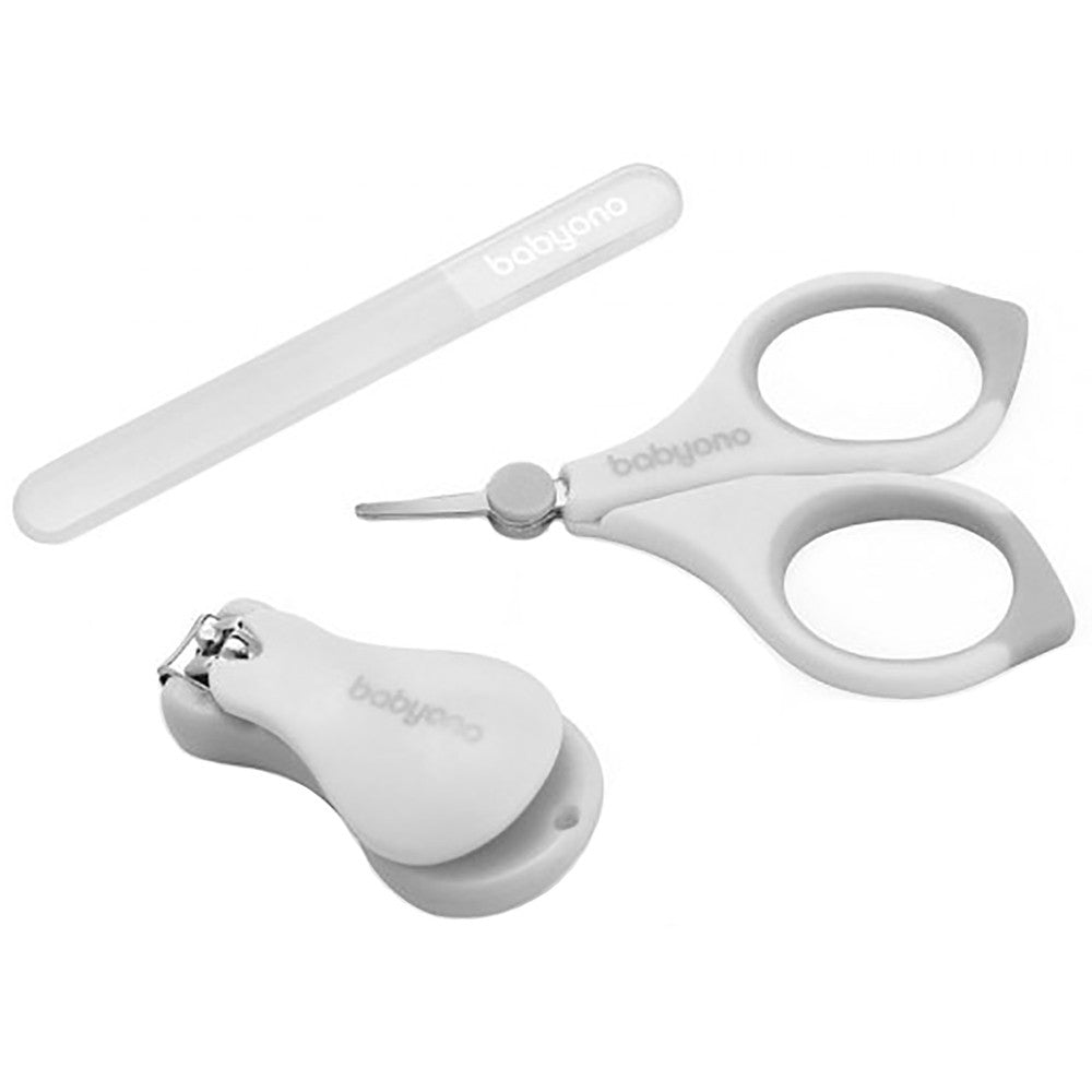 Baby Nail Set - Grey | Nail Care | Babyono for Mamas & Papas LB - 6hr