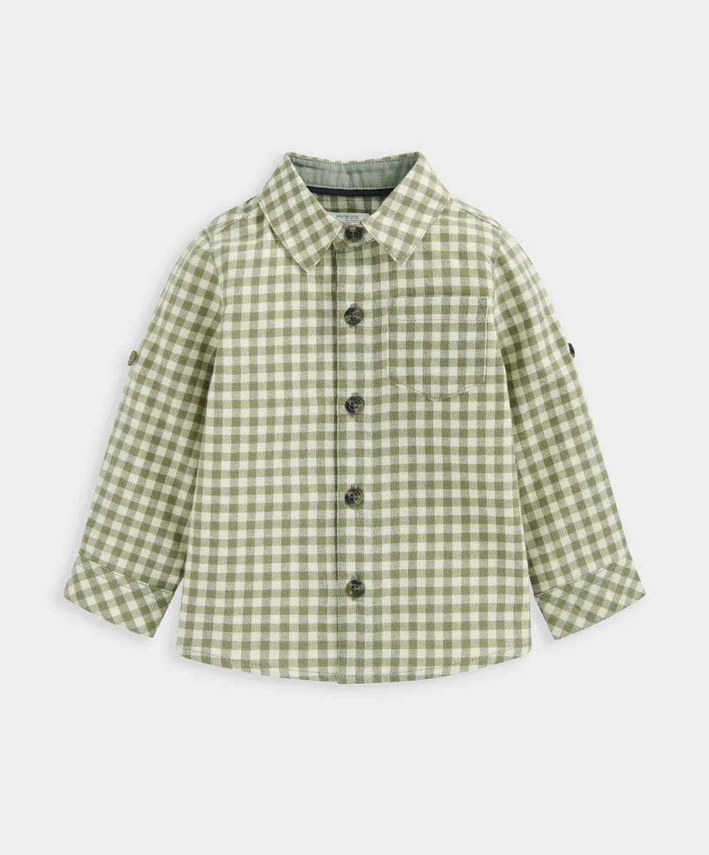 Check Shirt | Shirt | Mamas & Papas for Mamas & Papas LB - 6hr