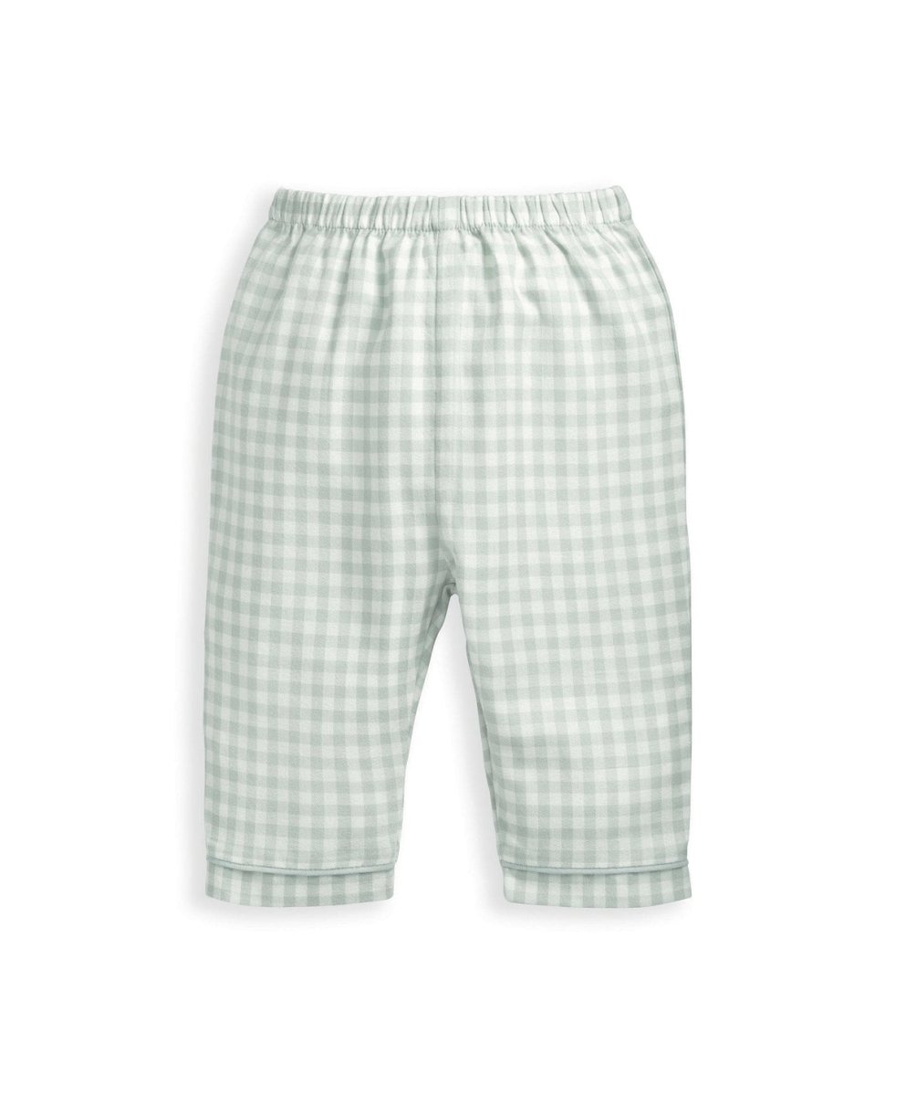 Check Woven Pyjamas - Blue | Sleepsuit | Mamas & Papas for Mamas & Papas LB - 6hr