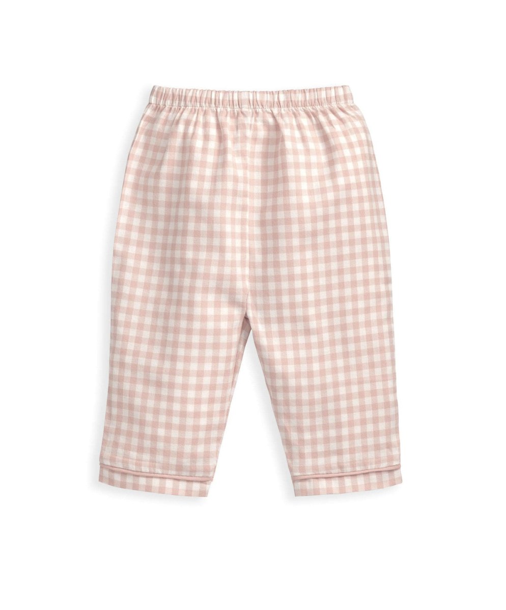 Check Woven Pyjamas - Pink | Sleepsuit | Mamas & Papas for Mamas & Papas LB - 6hr