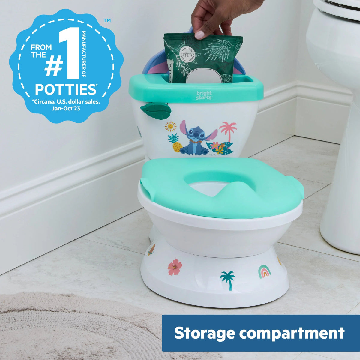 Disney Baby Stitch My Size Potty | Potty | Ingenuity for Mamas & Papas LB - Baby Changing & hygiene