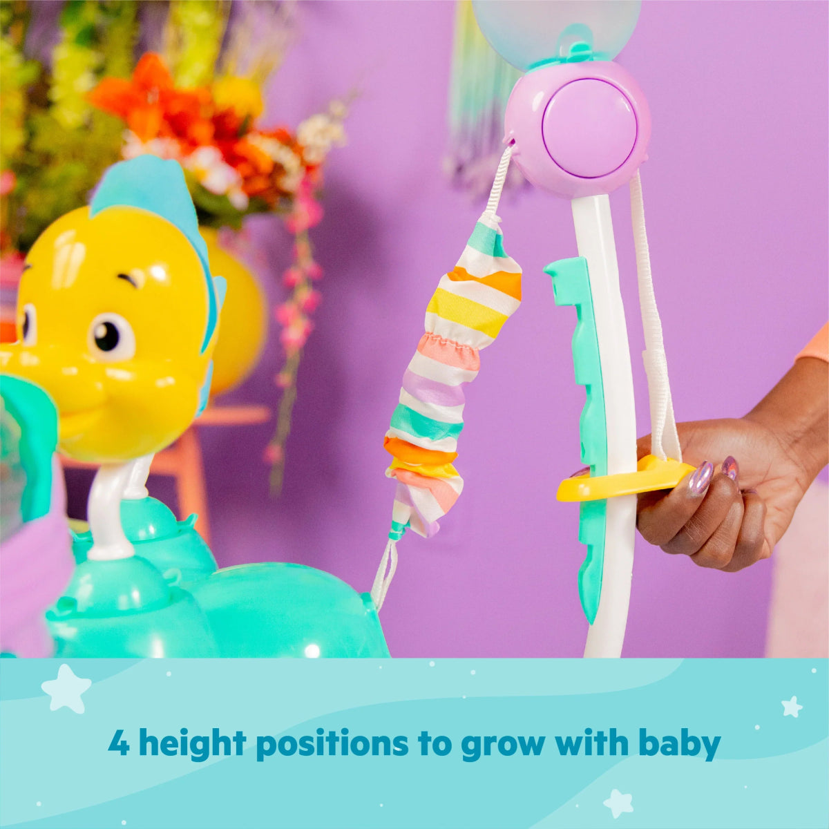 Disney Baby The Little Mermaid Sea of Activities Jumper | Jumper | Bright Starts for Mamas & Papas LB - Activity & Sensory Toys