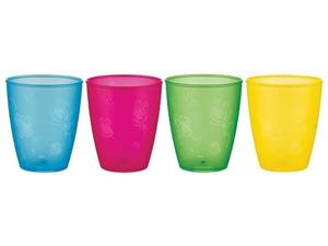 Drinking Tumbler Set 240ml Pack of 4 | Drinkware Set | Nuby for Mamas & Papas LB - 6hr