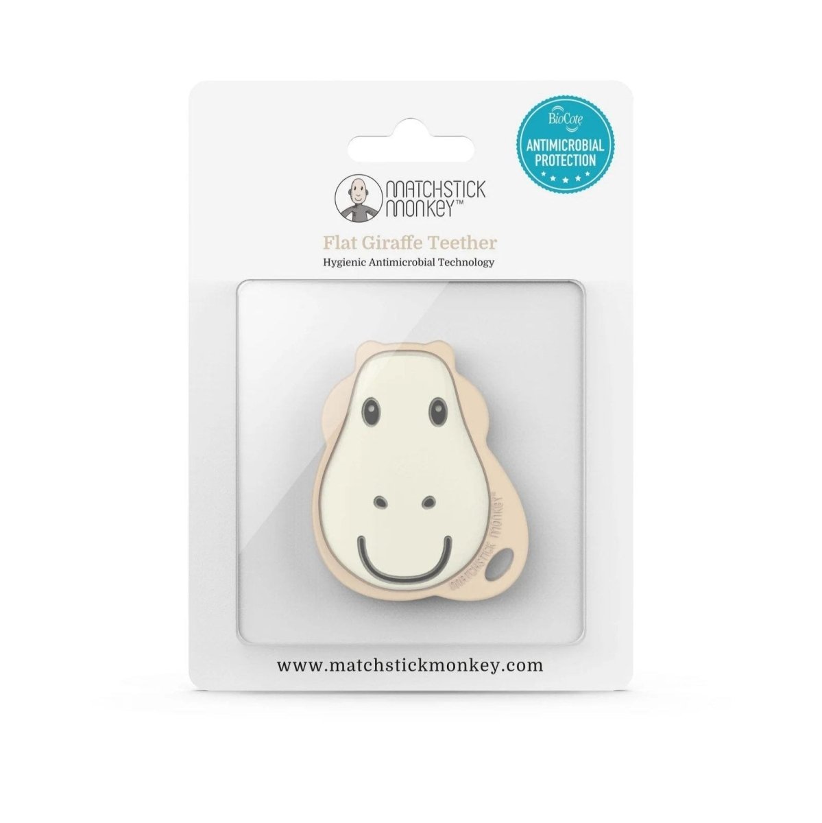 Flat Face Teether Giraffe | Teether | Matchstick Monkey for Mamas & Papas LB - Activity & Sensory Toys