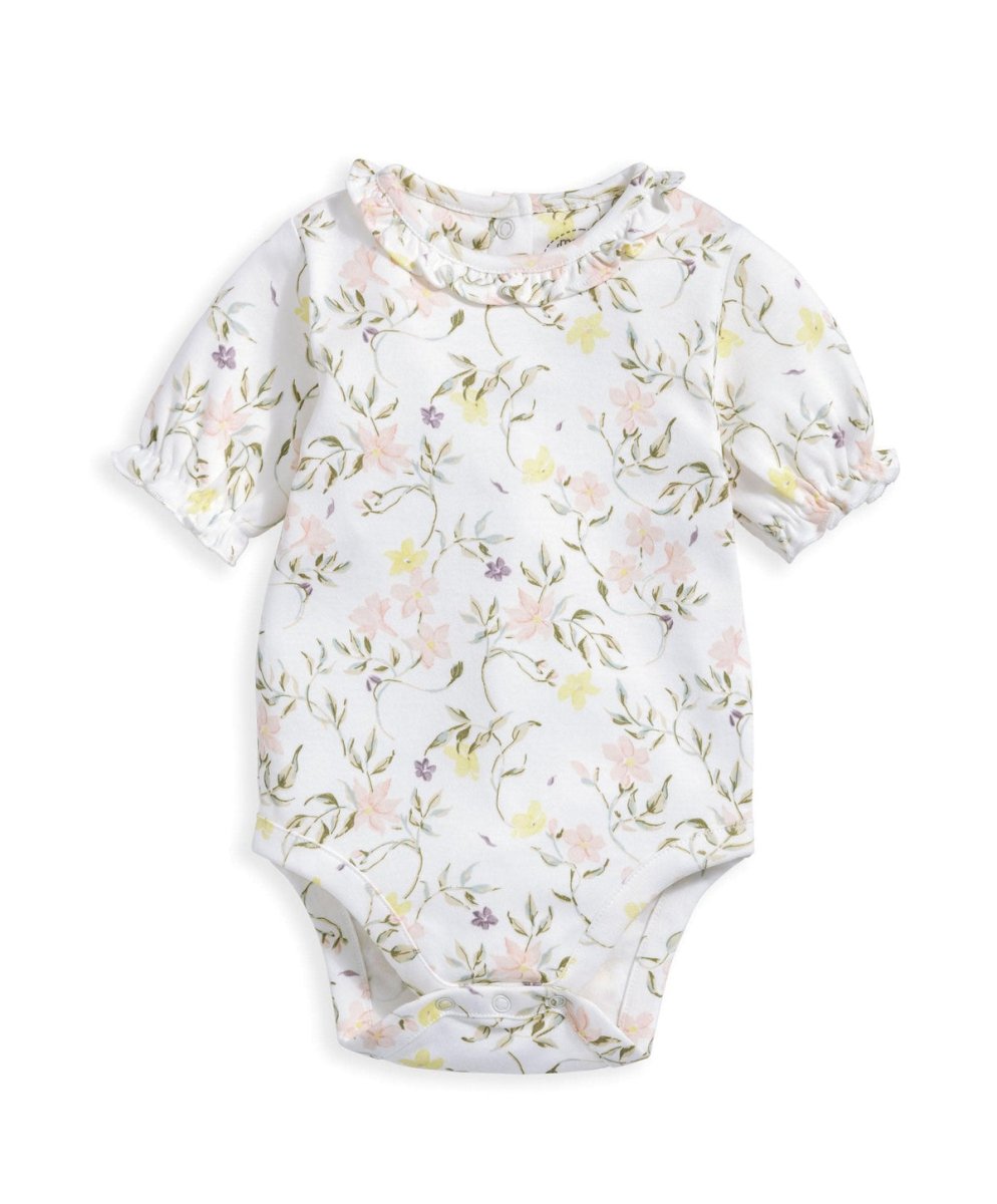 Floral Bodysuit - Blue | Bodysuit | Mamas & Papas for Mamas & Papas LB - 6hr