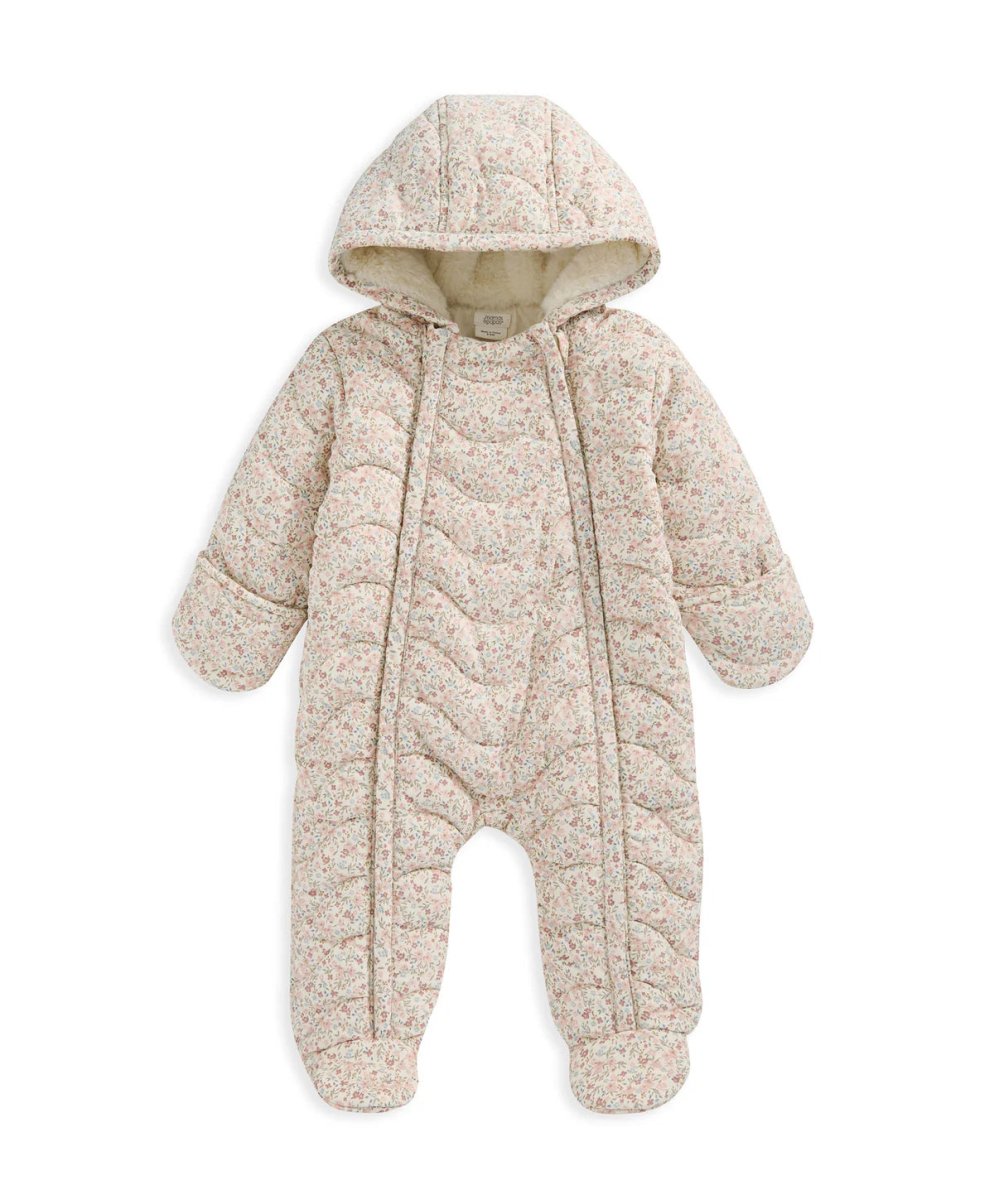 Floral Quilted Pramsuit | Pramsuit | Mamas & Papas for Mamas & Papas LB - 6hr