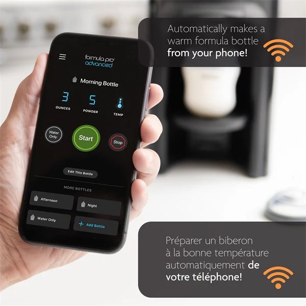 Formula Pro Advanced with WIFI - Black | Milk Dispenser | Baby Brezza for Mamas & Papas LB - Feeding & Weaning