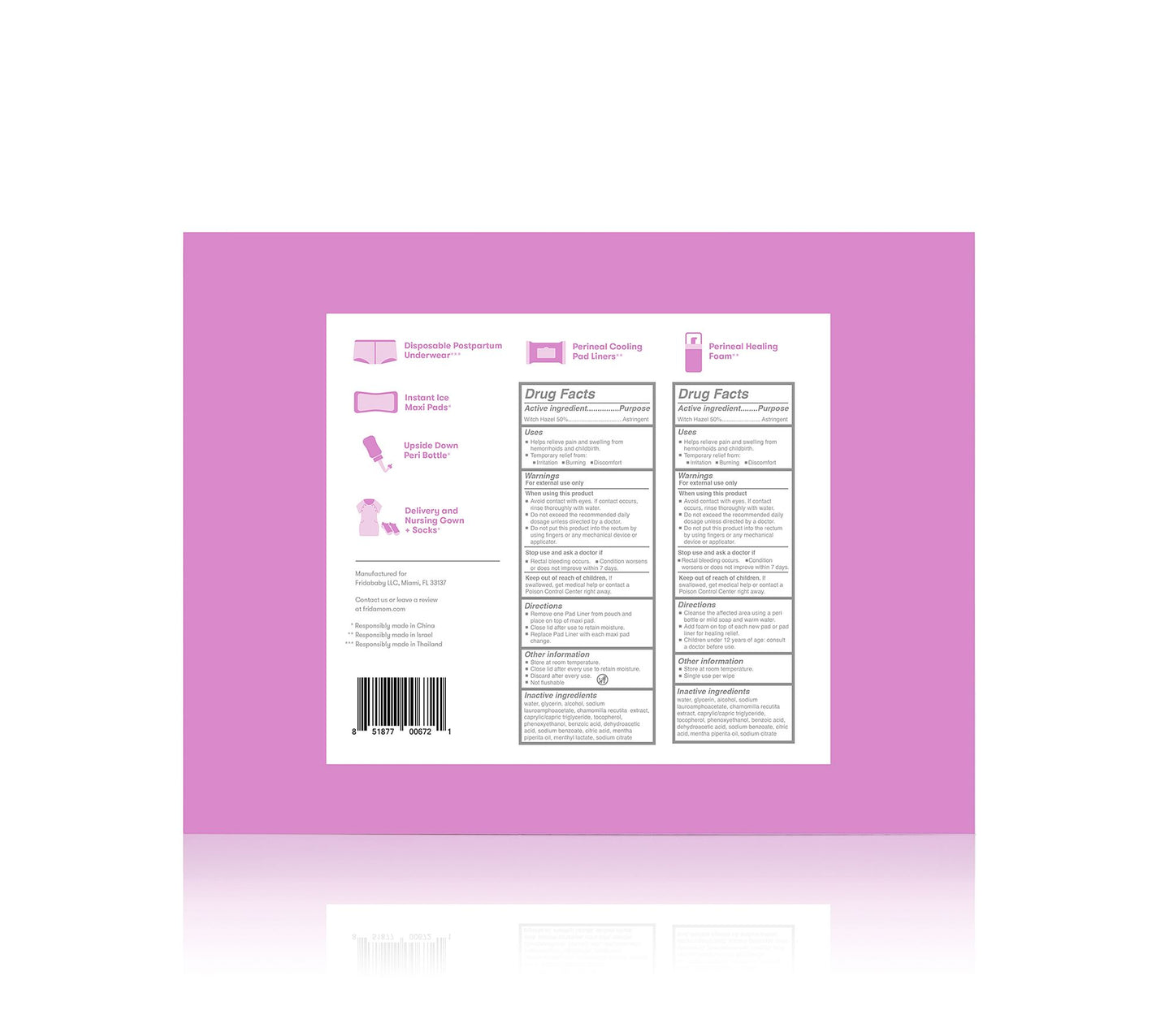 Frida Mom Hospital Kit for Labor, Delivery, & Postpartum