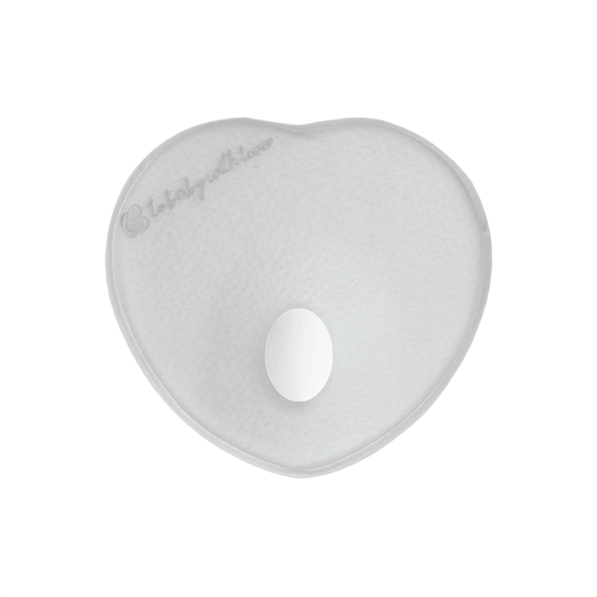 Heart Airknit Grey Memory foam ergonomic pillow | Pillow | Kikkaboo for Mamas & Papas LB - Baby Pillows