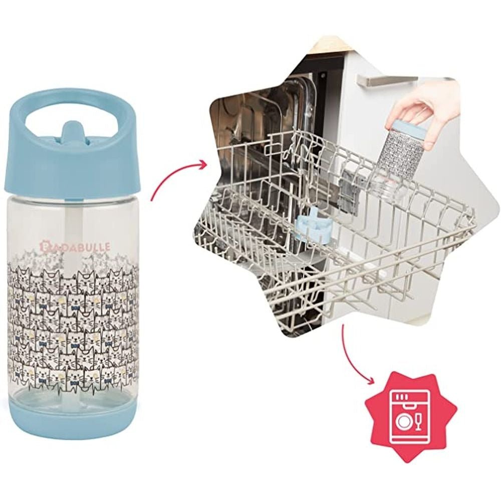 Kids Straw Water Bottle 350ml | Bottle | Badabulle for Mamas & Papas LB - 6hr