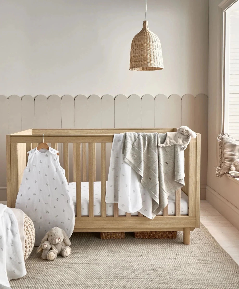 Large Muslin Squares (Pack of 3) - Bunny | Muslin | Mamas & Papas for Mamas & Papas LB - Bibs & Muslins