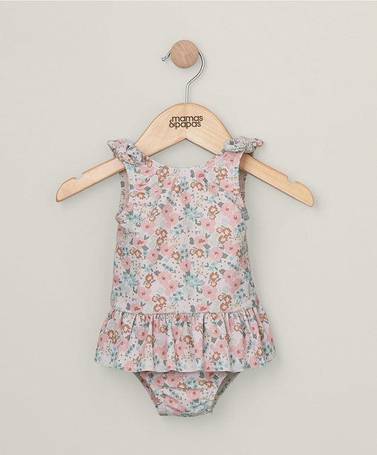 Mamas & Papas Floral Frill Swimsuit | Mamas & Papas, Babies, Nursing, Swimsuit