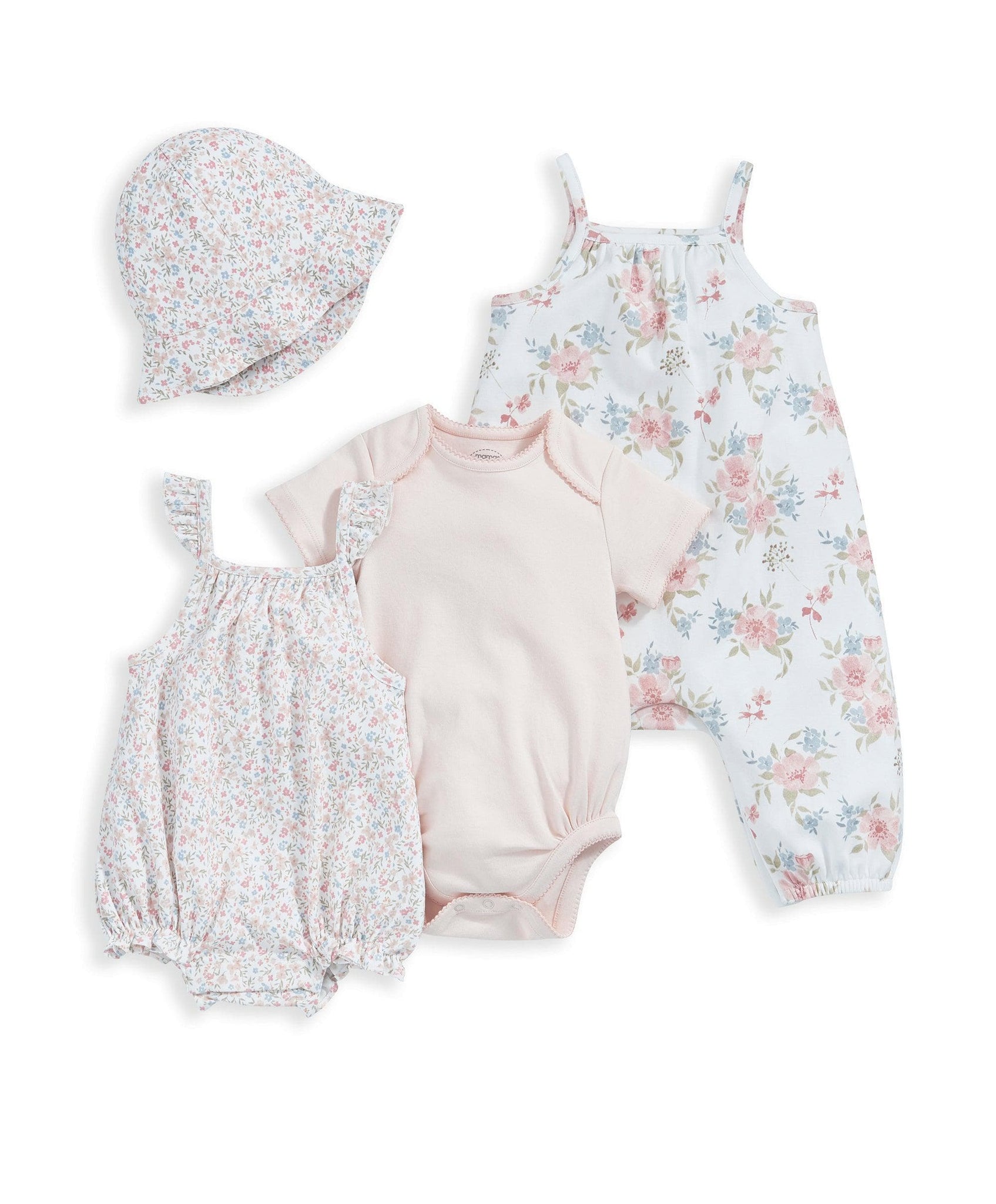 Mamas & Papas Floral Starter Outfit Set (4 Piece) | Mamas & Papas, Babies, Nursing, Set