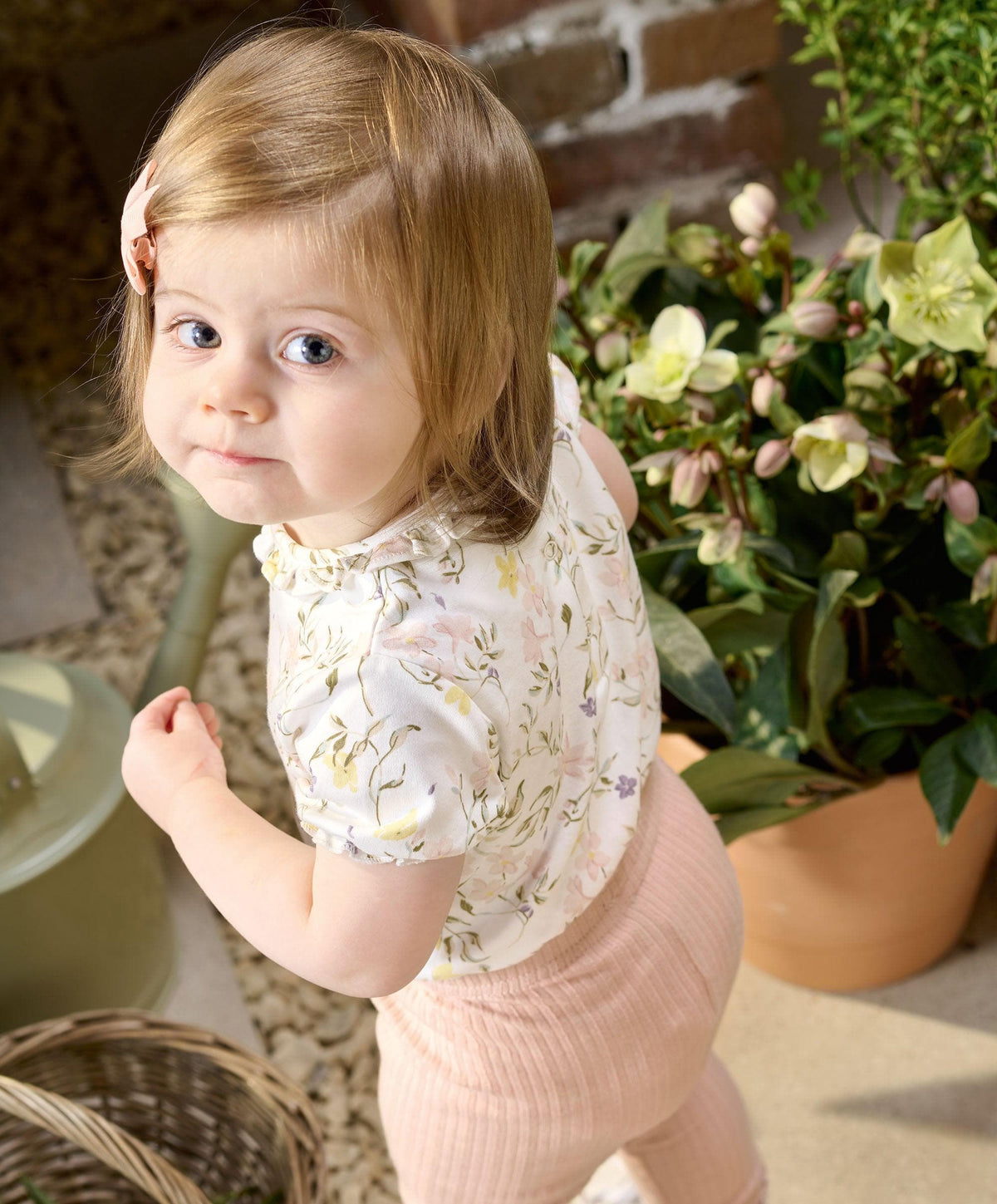 Mamas & Papas Floral Bodysuit - Blue | Mamas & Papas, Babies, Nursing, Bodysuit