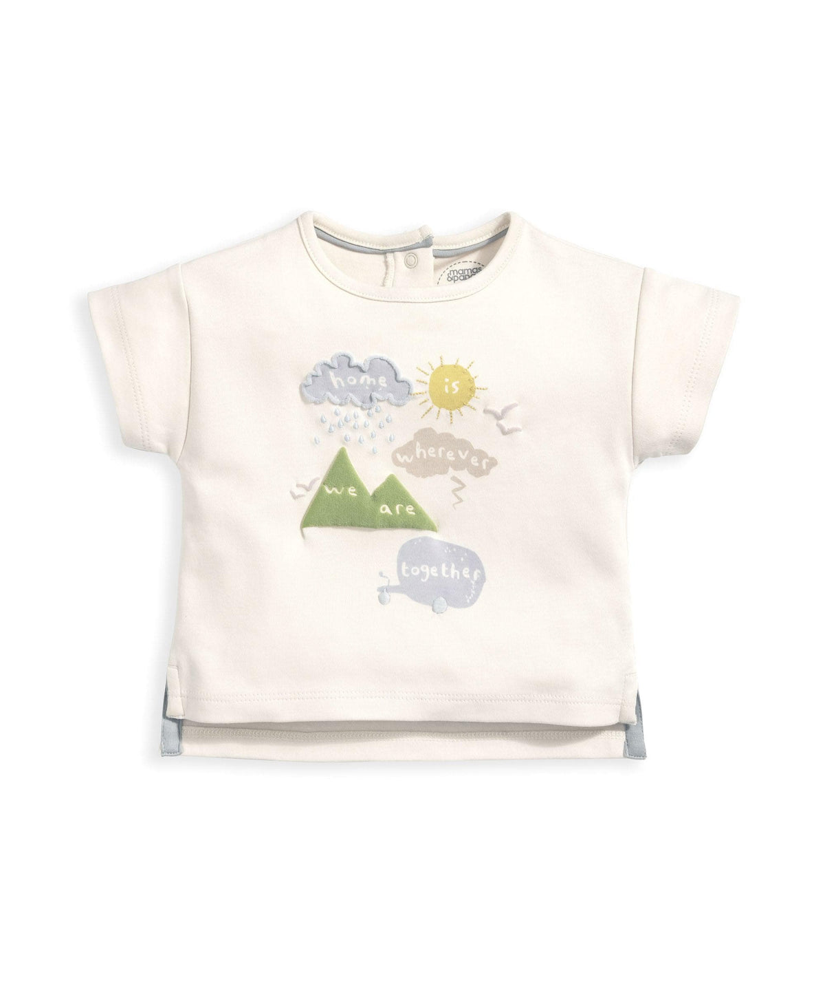 Mamas & Papas Home T-Shirt - Cream | Mamas & Papas, Babies, Nursing, Bodysuit