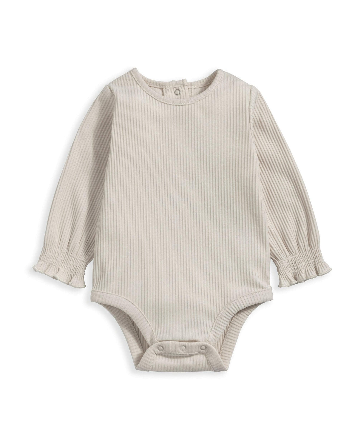 Mamas & Papas Ribbed Bodysuit - Cream | Mamas & Papas, Babies, Nursing, Bodysuit