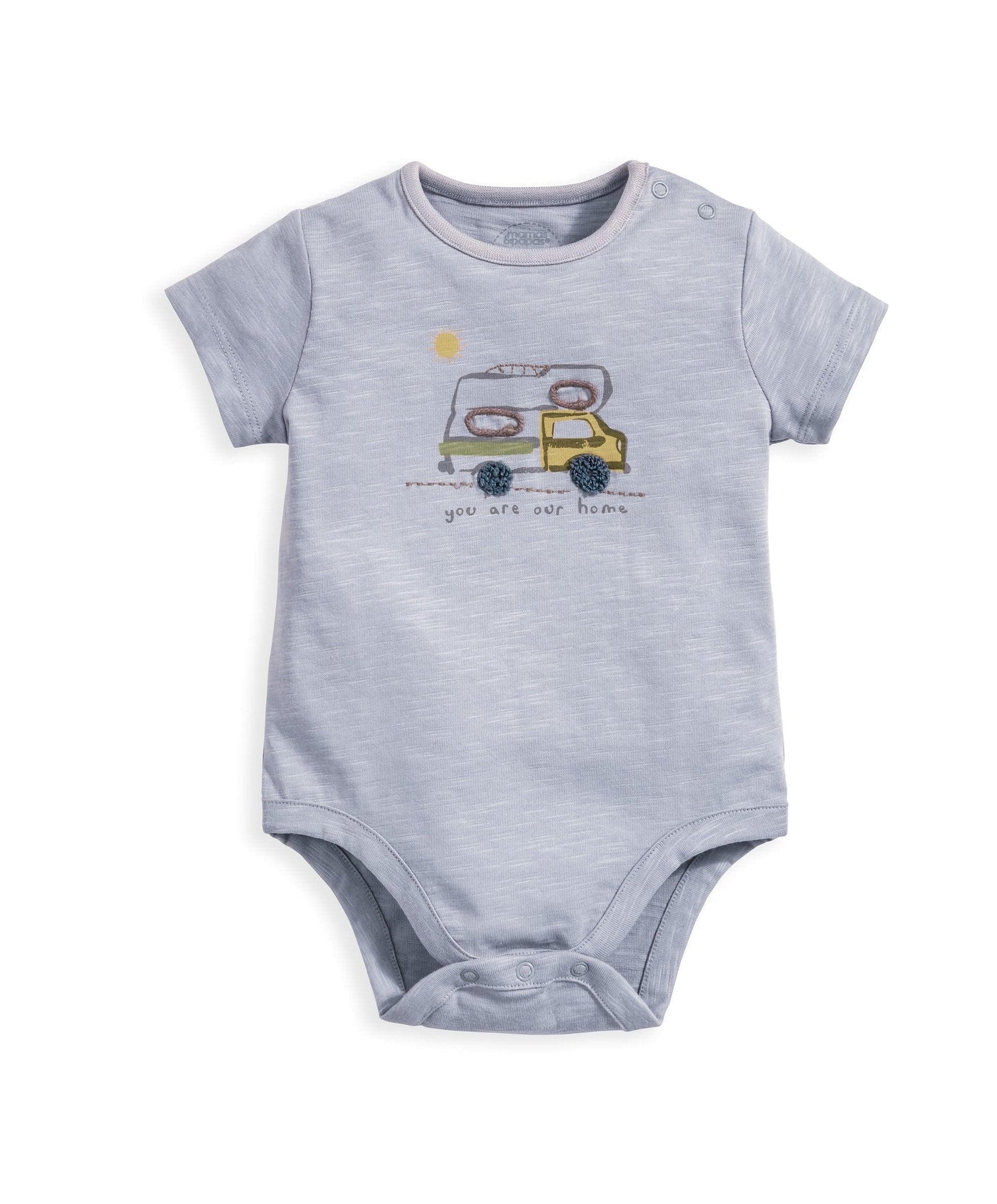 Mamas & Papas You Are Our Home Bodysuit - Blue | Mamas & Papas, Babies, Nursing, Sleepsuit