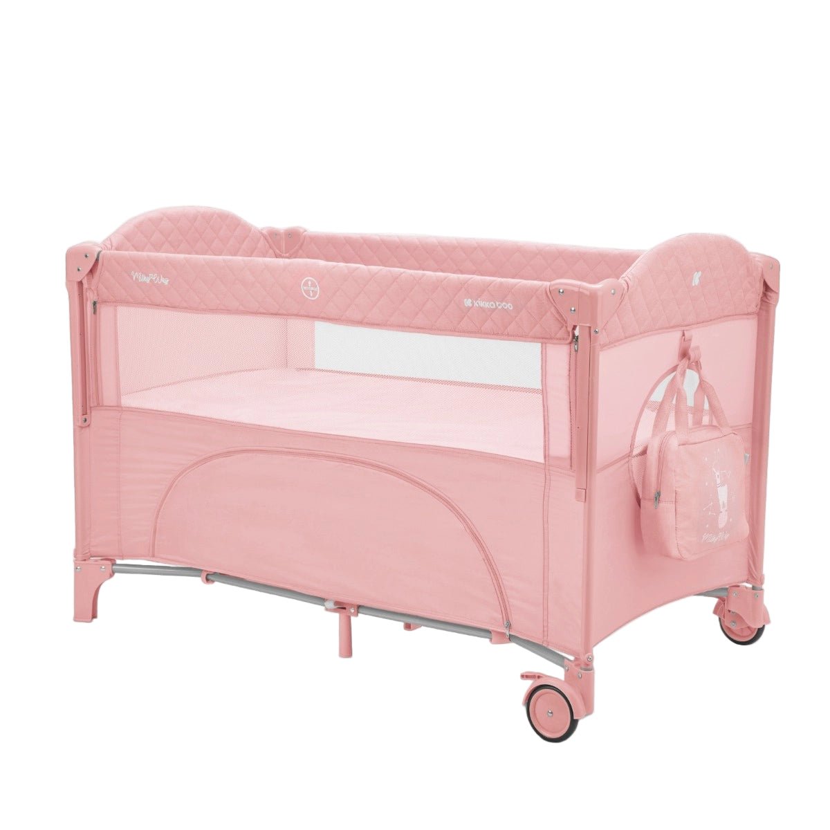 Milky Way Baby Cot 2 Levels | Travel Cot | KikkaBoo for Mamas & Papas LB - Bassinets & travel Cots