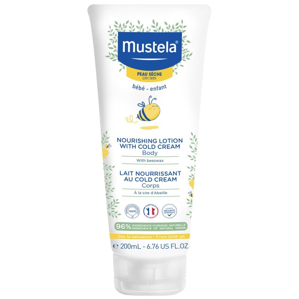 Nourishing Lotion with Cold Cream 200ml | Skincare | Mustela for Mamas & Papas LB - 6hr