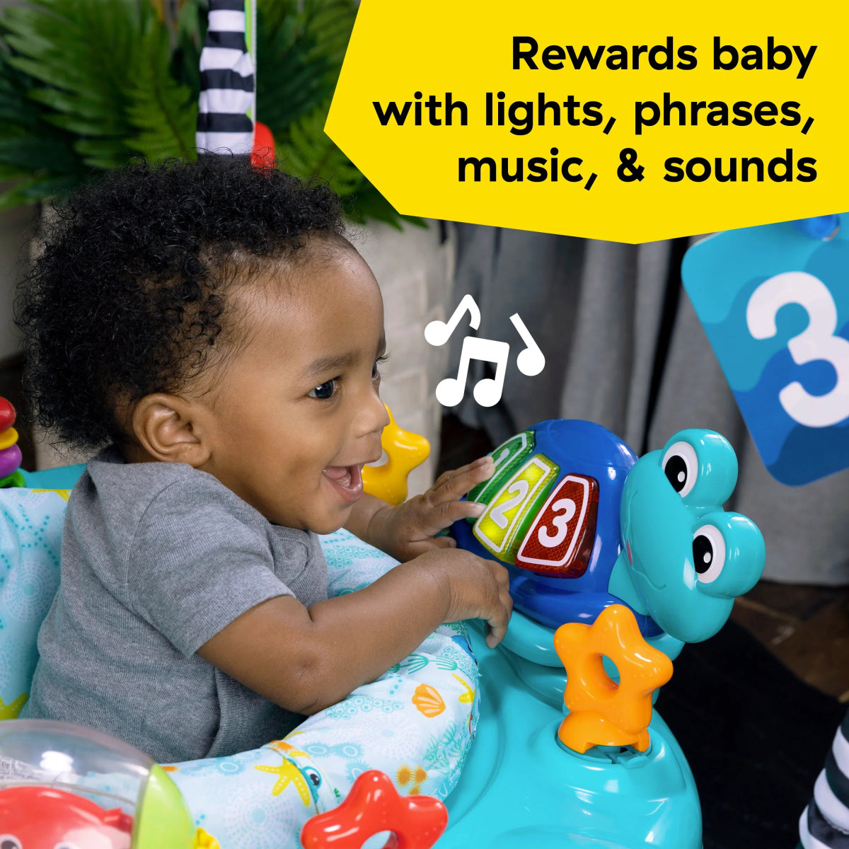 Ocean Explorers Curiosity Cove 2 - in - 1 Activity Jumper, Ages 6m+ | Jumper | Baby Einstein for Mamas & Papas LB - Activity & Sensory Toys