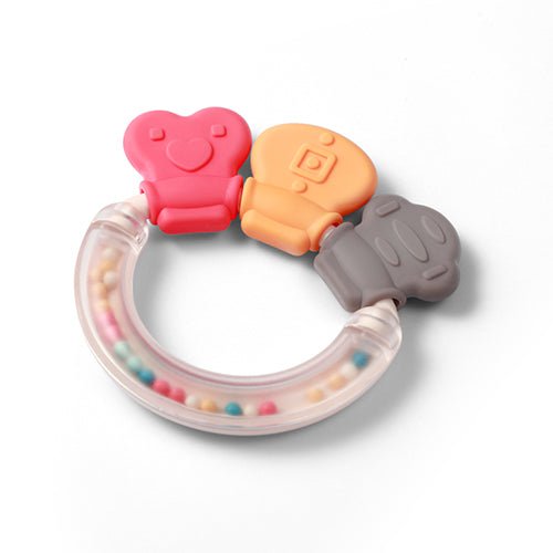 Rattle With Teether Colored | Teether | Babyono for Mamas & Papas LB - 6hr
