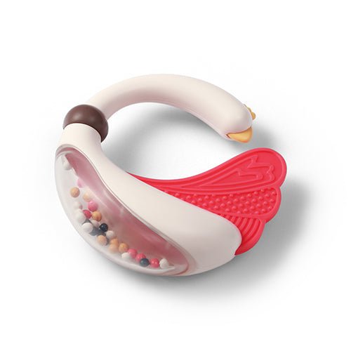 Rattle With Teether White | Teether | Babyono for Mamas & Papas LB - 6hr