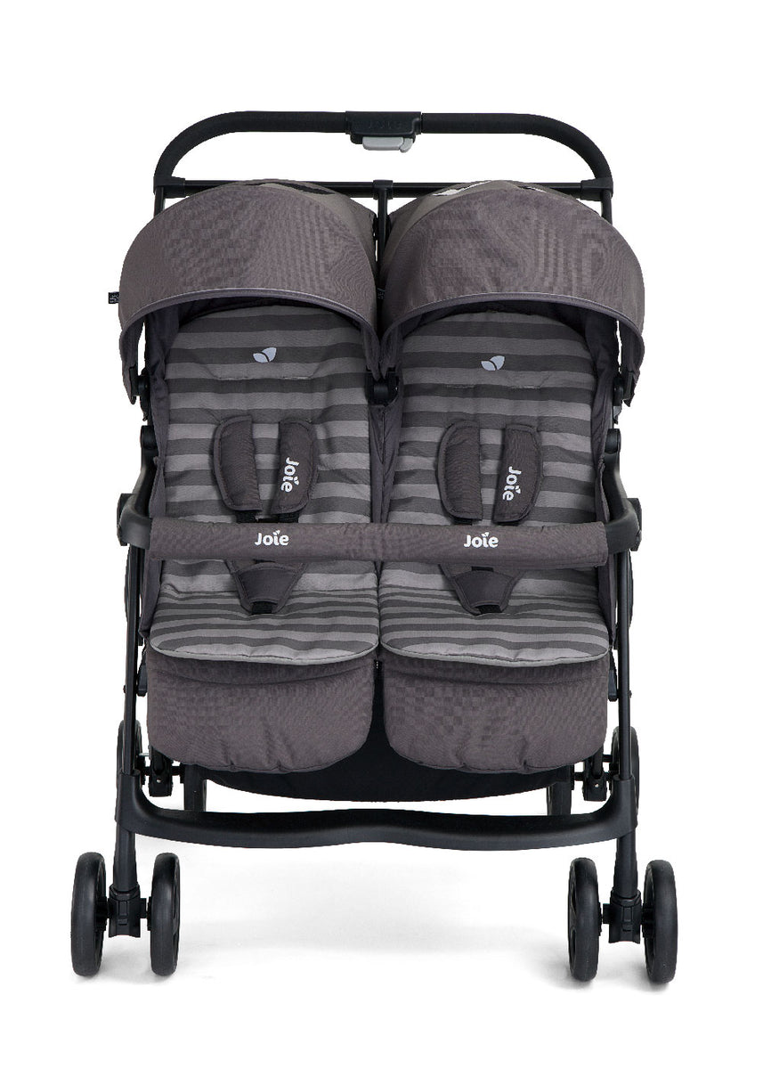 Joie Aire Twin Stroller Side By Side - Dark Pewter