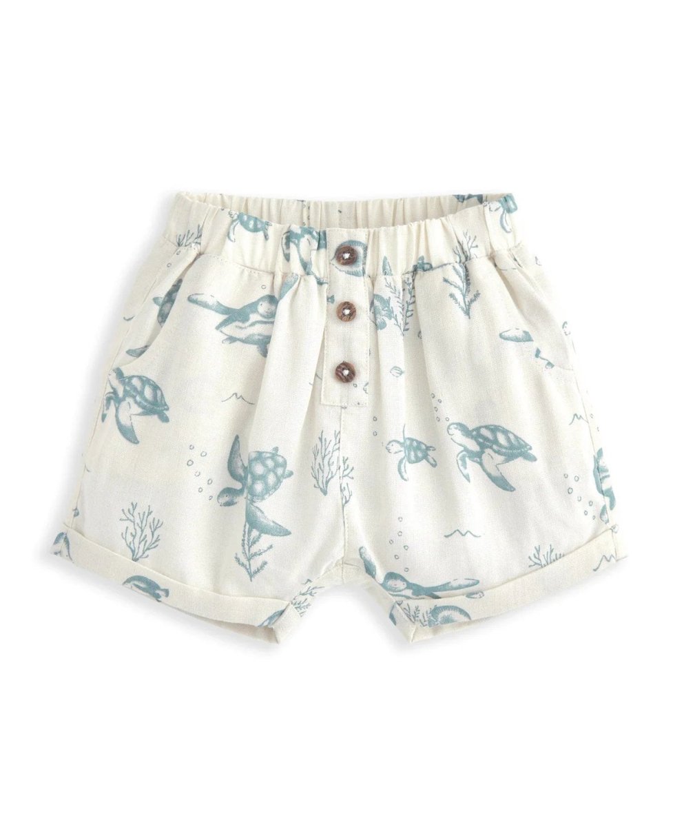 Shirt & Shorts Set (2 Pieces) - Turtle Print | Set | Mamas & Papas for Mamas & Papas LB - 6hr