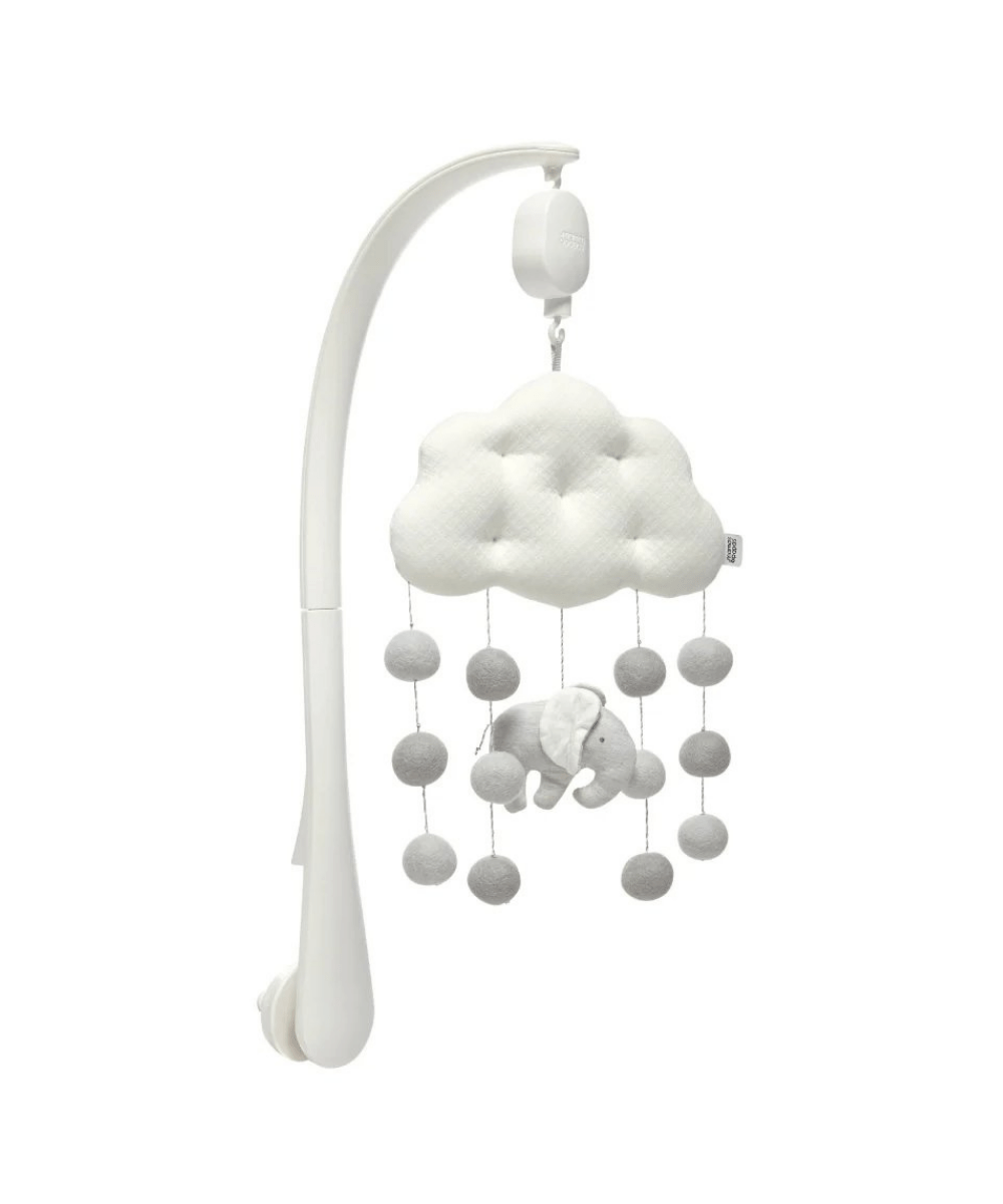 Welcome To The World Musical Mobile Grey | Crib Mobile | Mamas & Papas for Mamas & Papas LB - 6hr