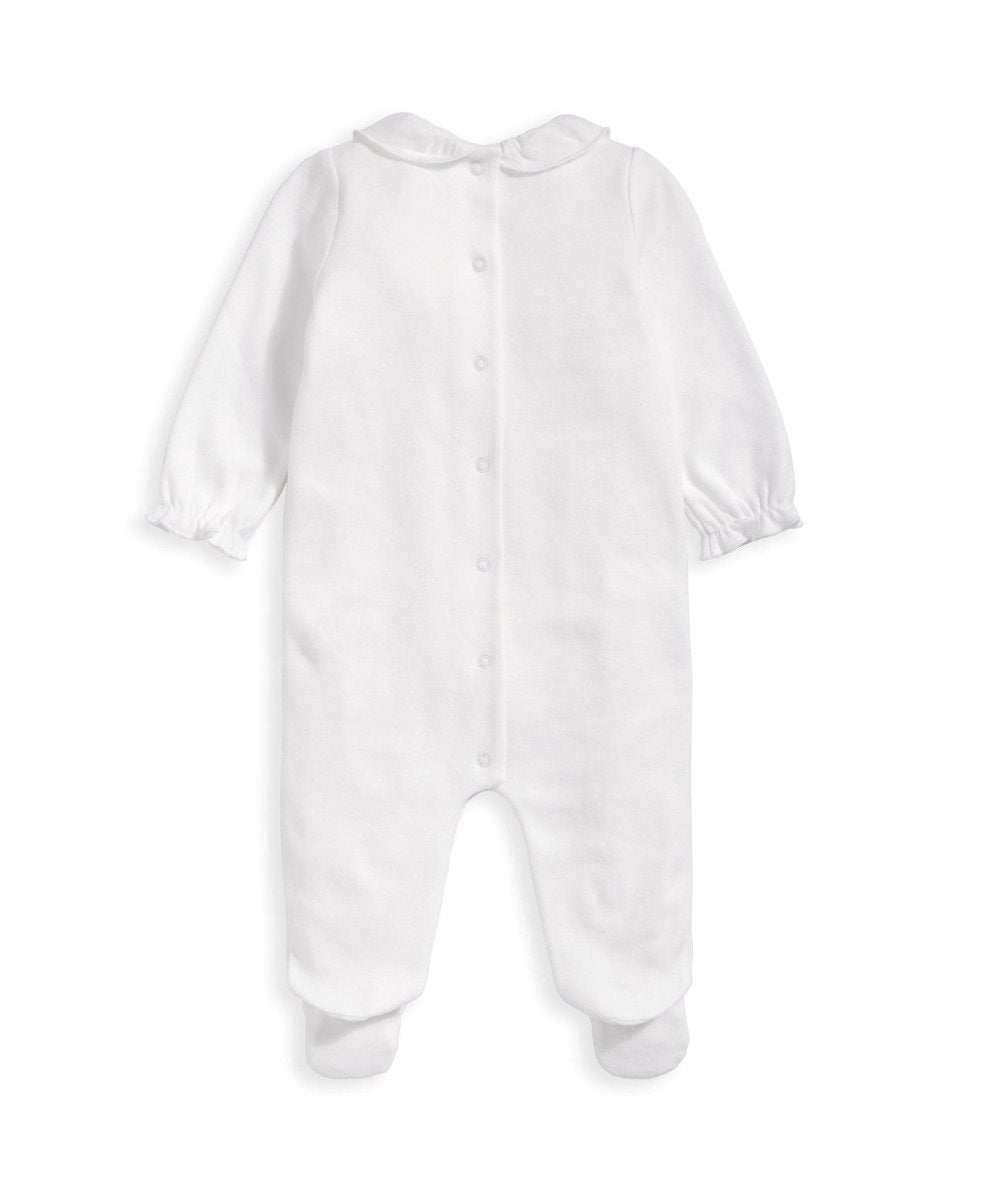 Welcome To The World Sleepsuit - White | Sleepsuit | Mamas & Papas for Mamas & Papas LB - 6hr