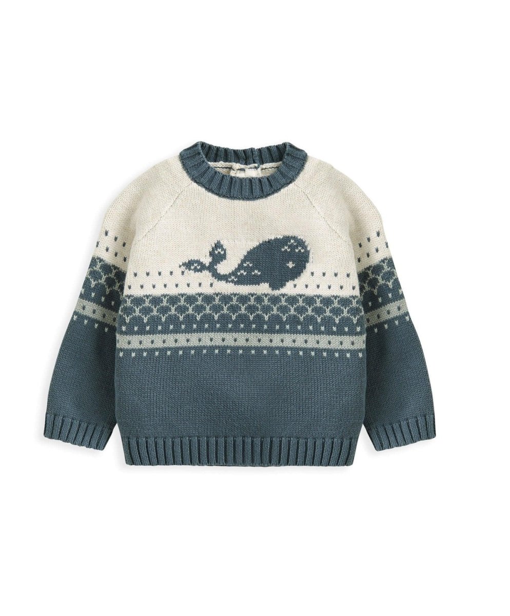Whale Knitted Jumper | Pant | Mamas & Papas for Mamas & Papas LB - 6hr
