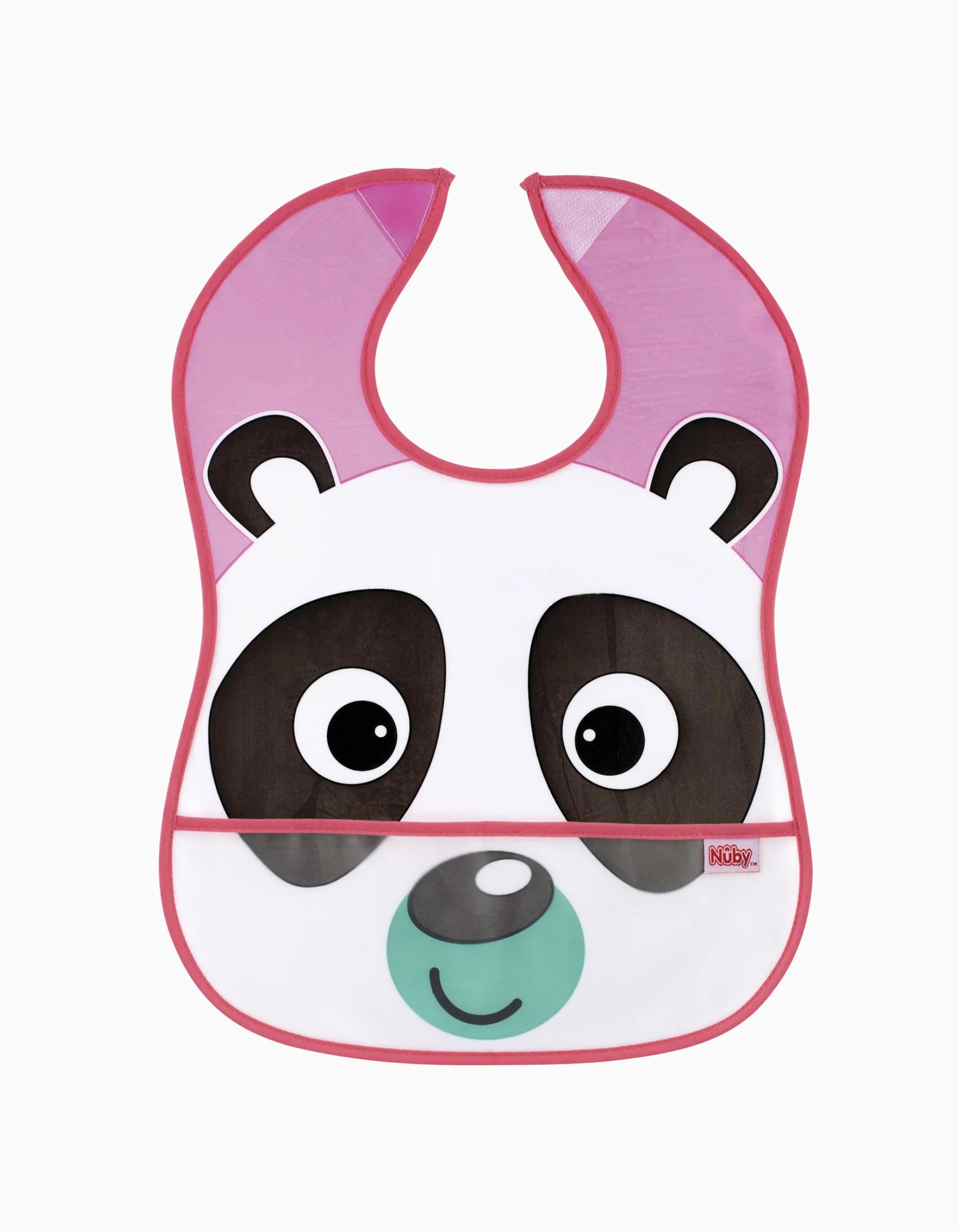 Nuby Waterproof Animals Nylon Bibs - Assorted | Mamas & Papas, Babies, Nursing, Bib